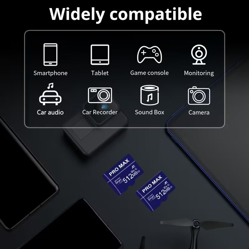 128MB Pro Max Class 10 Micro SD Cards