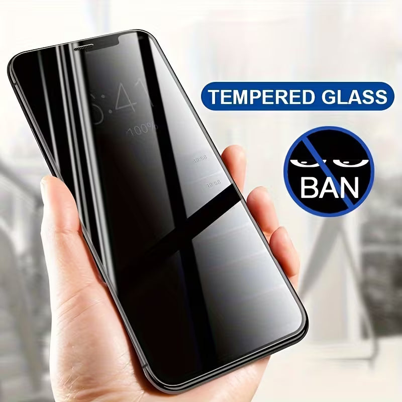 Privacy, Tempered Glass Screen Protectors for iPhone 17 & 17 Pro (wet/dry wipes included)