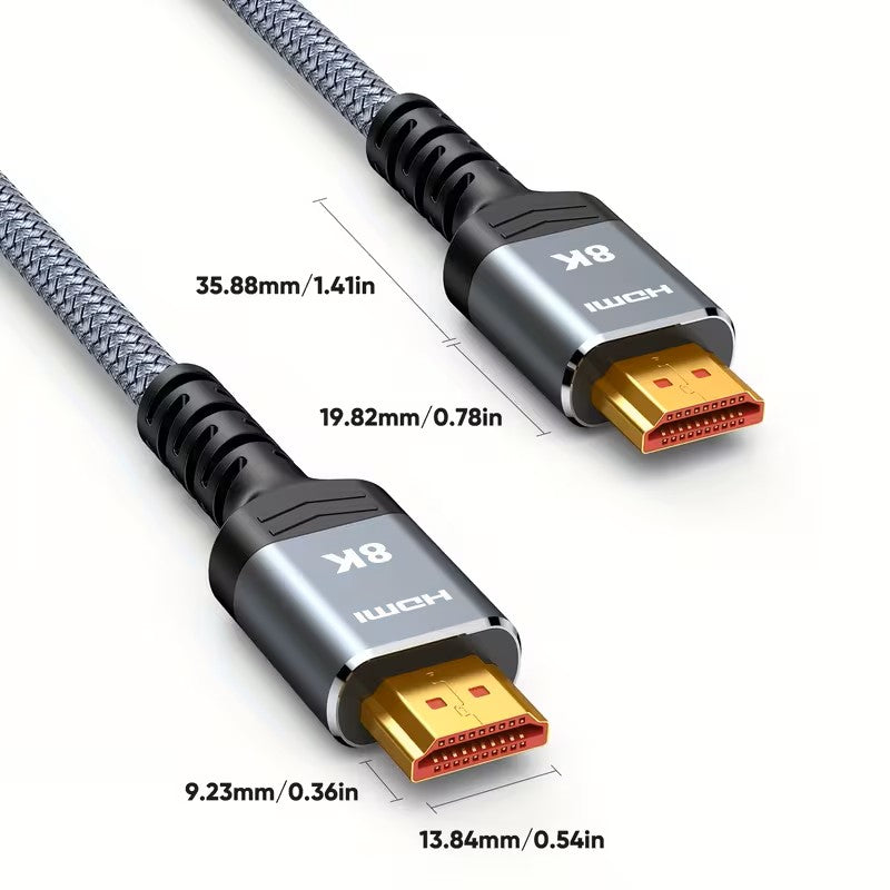 PREMIUM 4K HDMI CABLE (2M) (2.0 HIGH SPEED GOLD PLATED BRAIDED LEAD 2160P 3D)