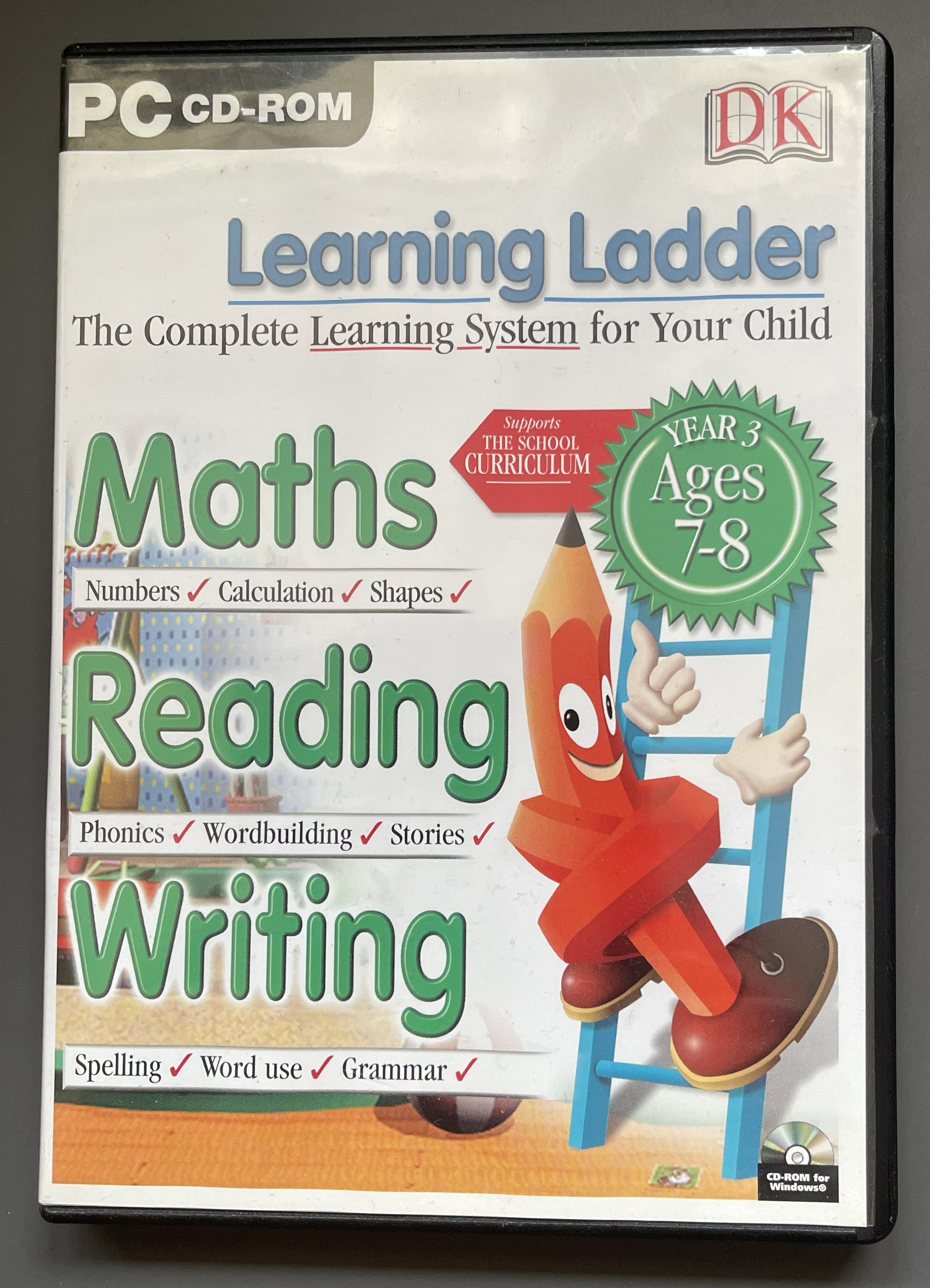 Learning Ladder - Maths, Reading & Writing (Year 3; Ages 7-8) (PC)