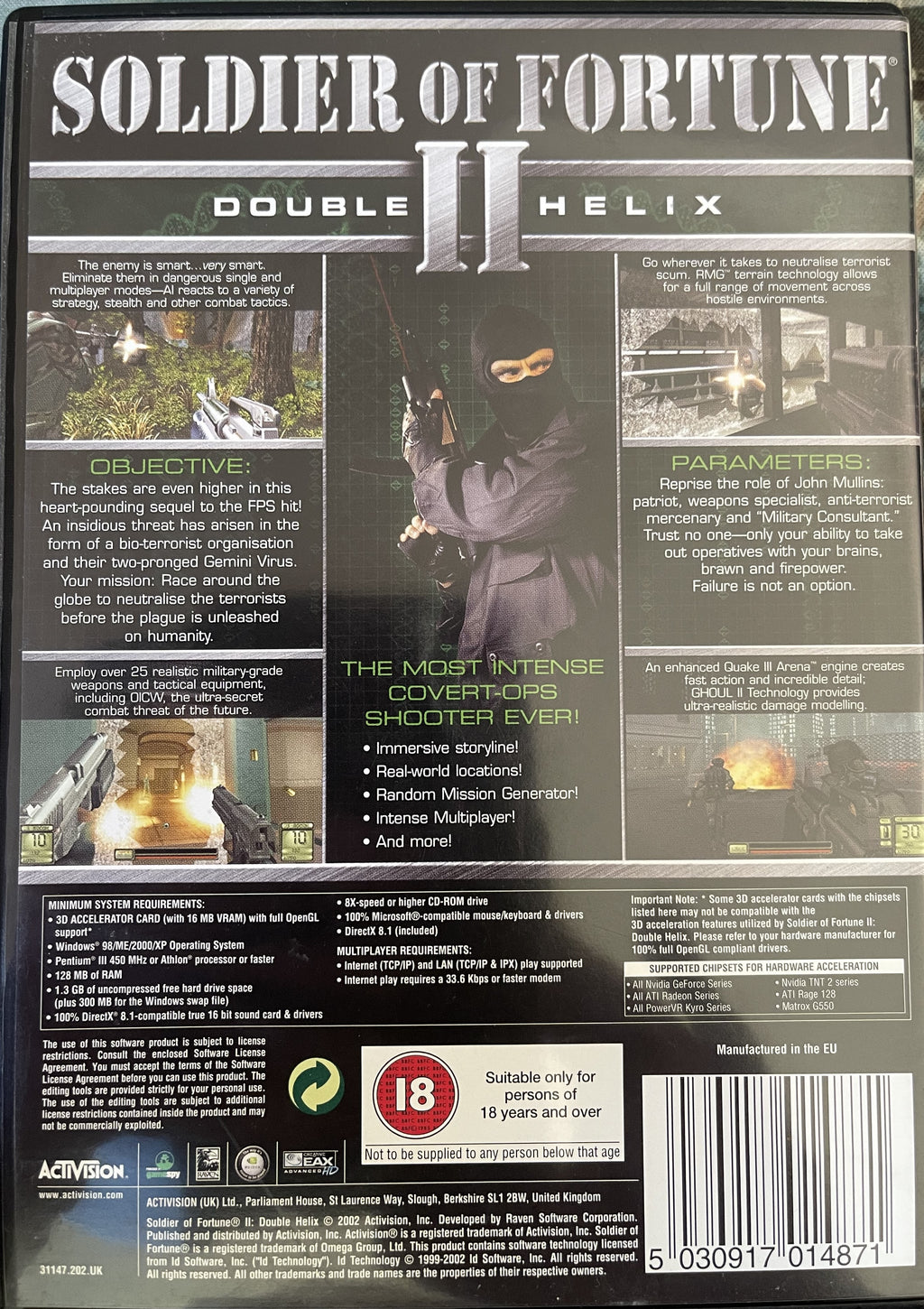 Soldier of Fortune (Special Edition) + Soldier of Fortune 2 - Double Helix (PC)