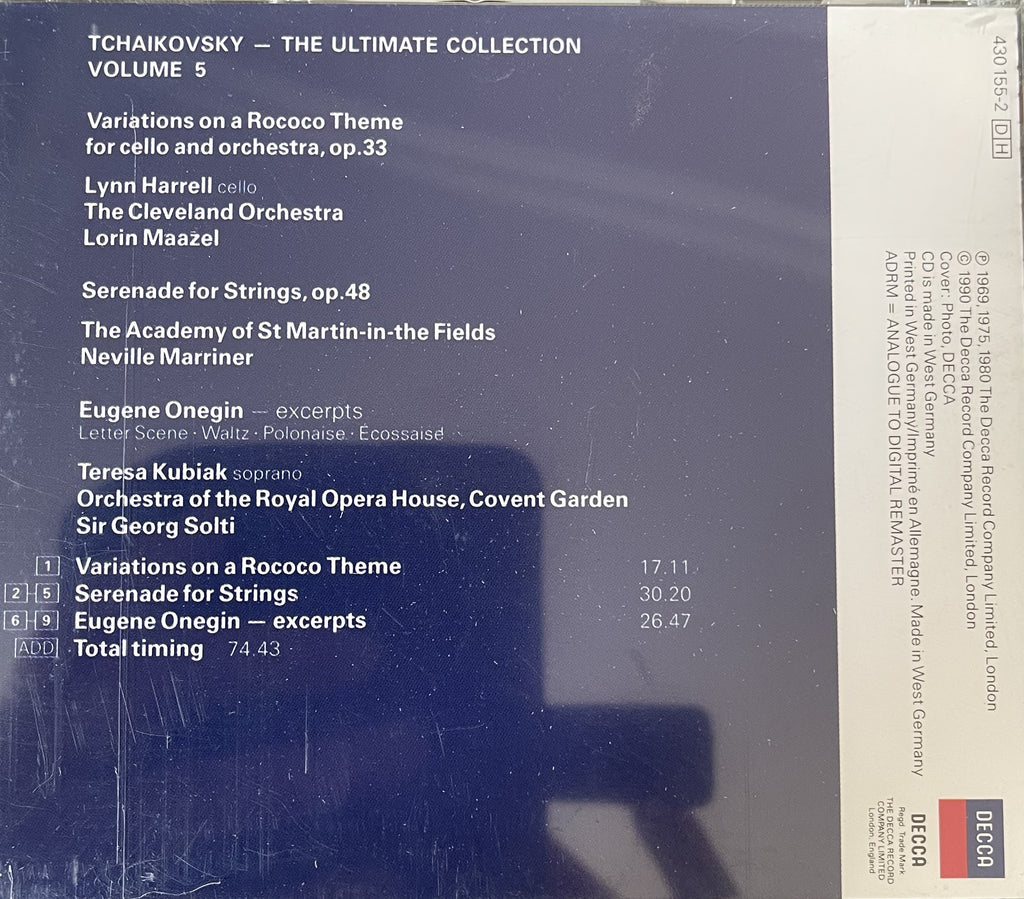 Tchaikovsky Five - The Ultimate Collection (Volume 5) CD
