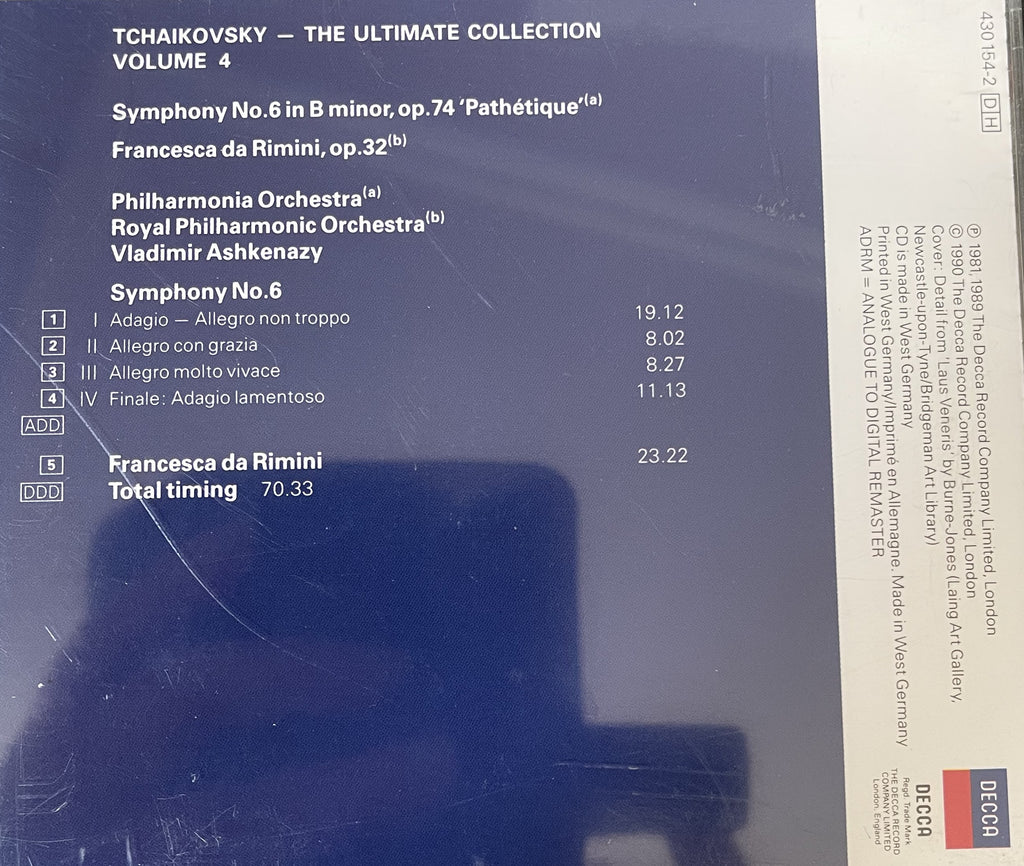 Tchaikovsky Four - The Ultimate Collection (Volume 4) CD
