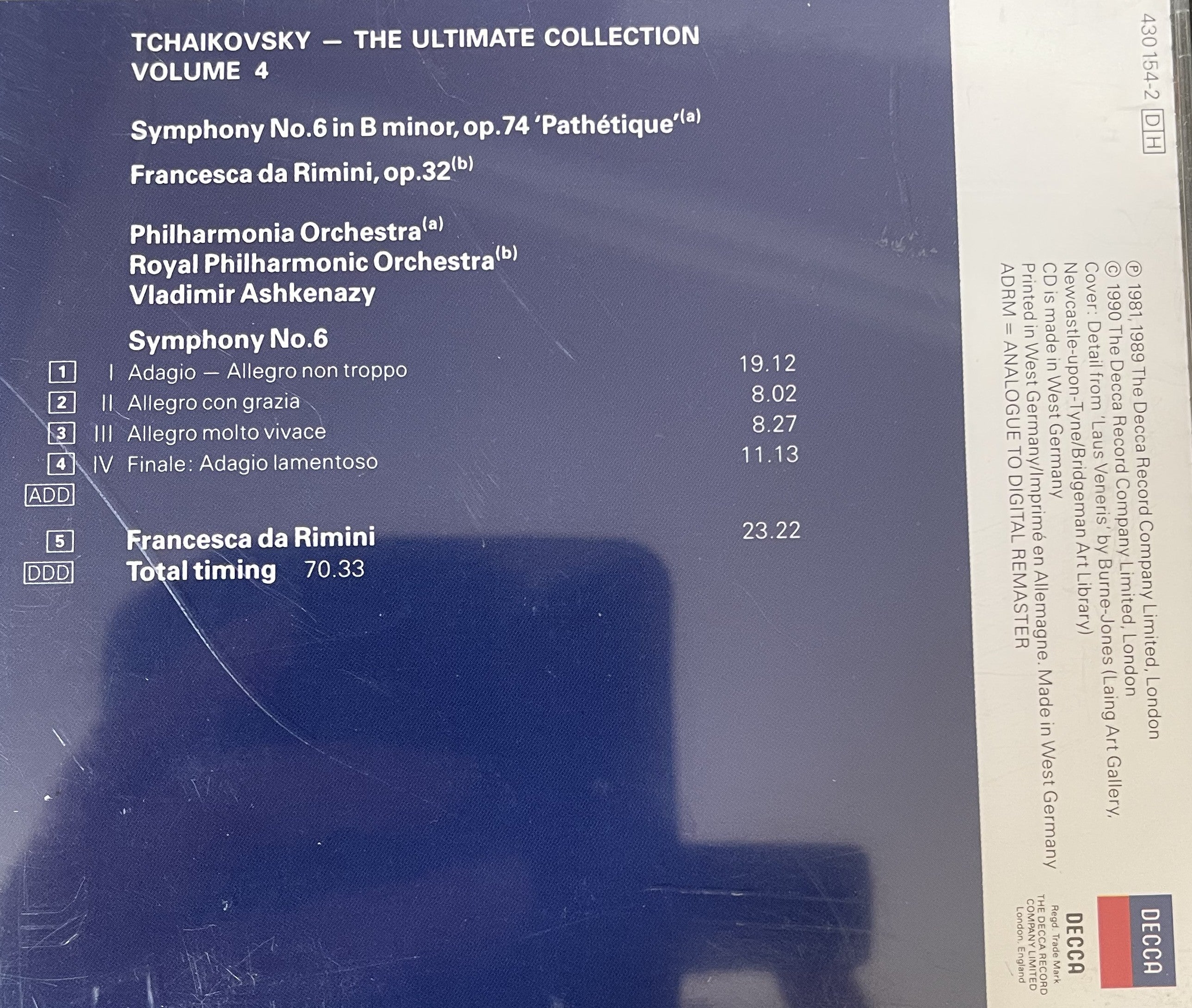 Tchaikovsky Four - The Ultimate Collection (Volume 4) CD