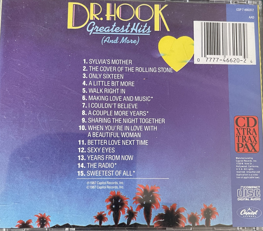 Dr. Hook - Greatest Hits (And More) CD
