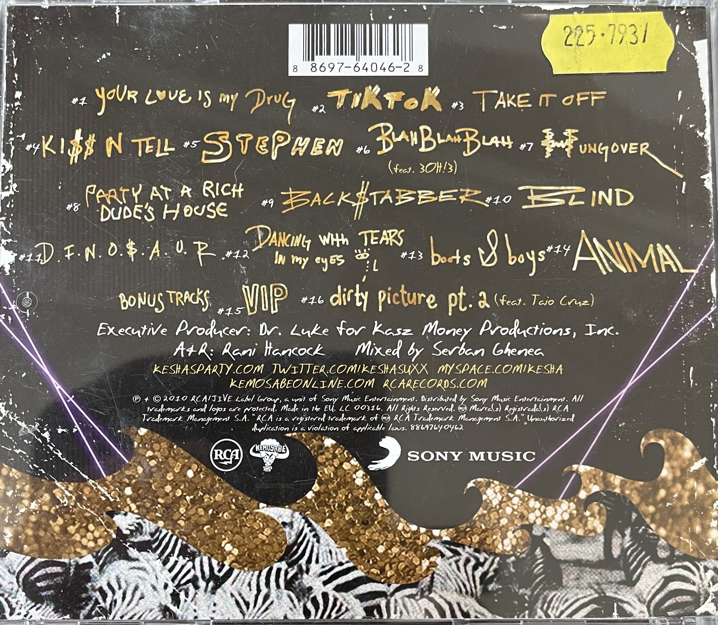 Kesha - Animal  (CD)
