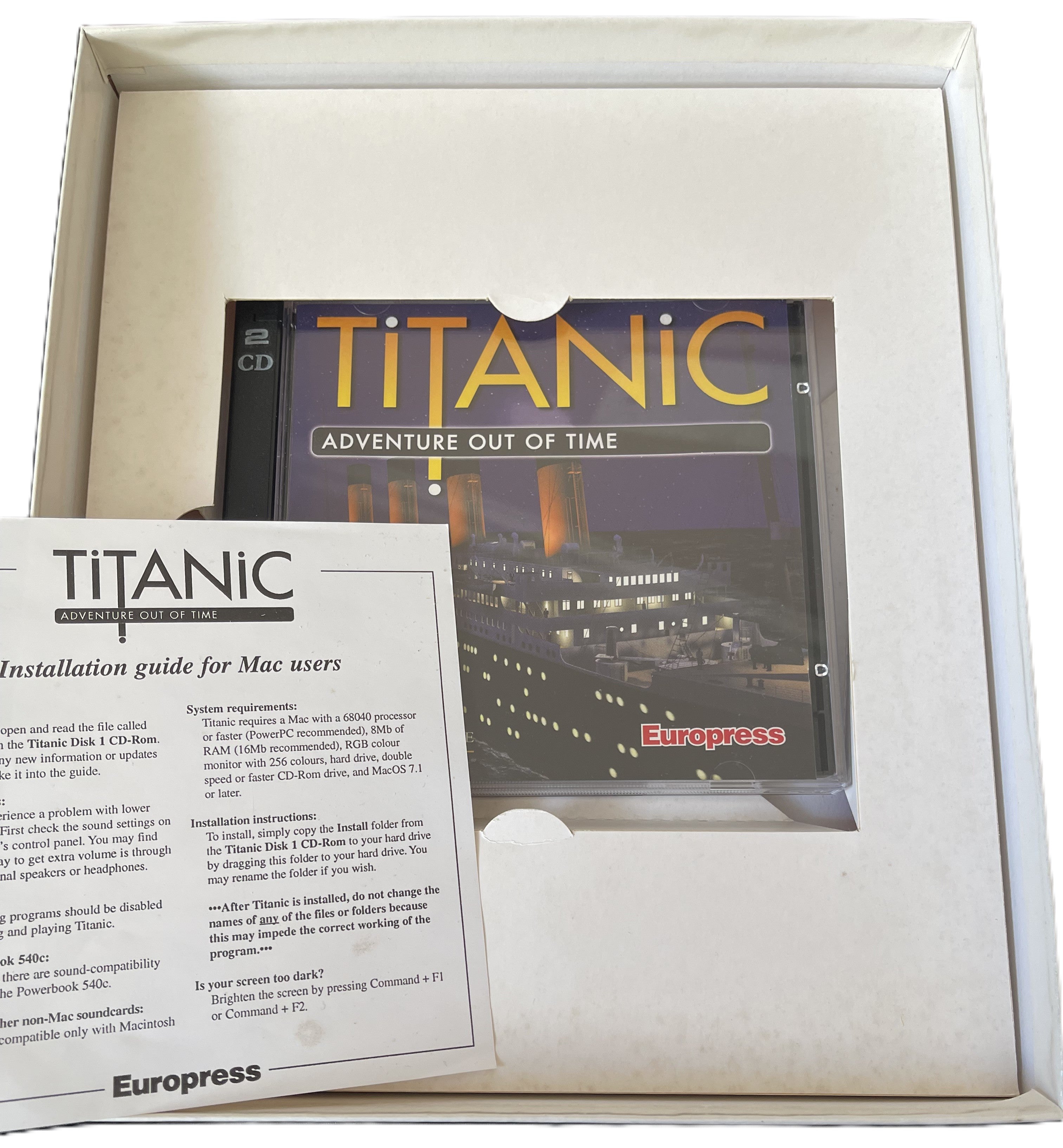 Titanic - Adventure out of Time (Big Box) PC
