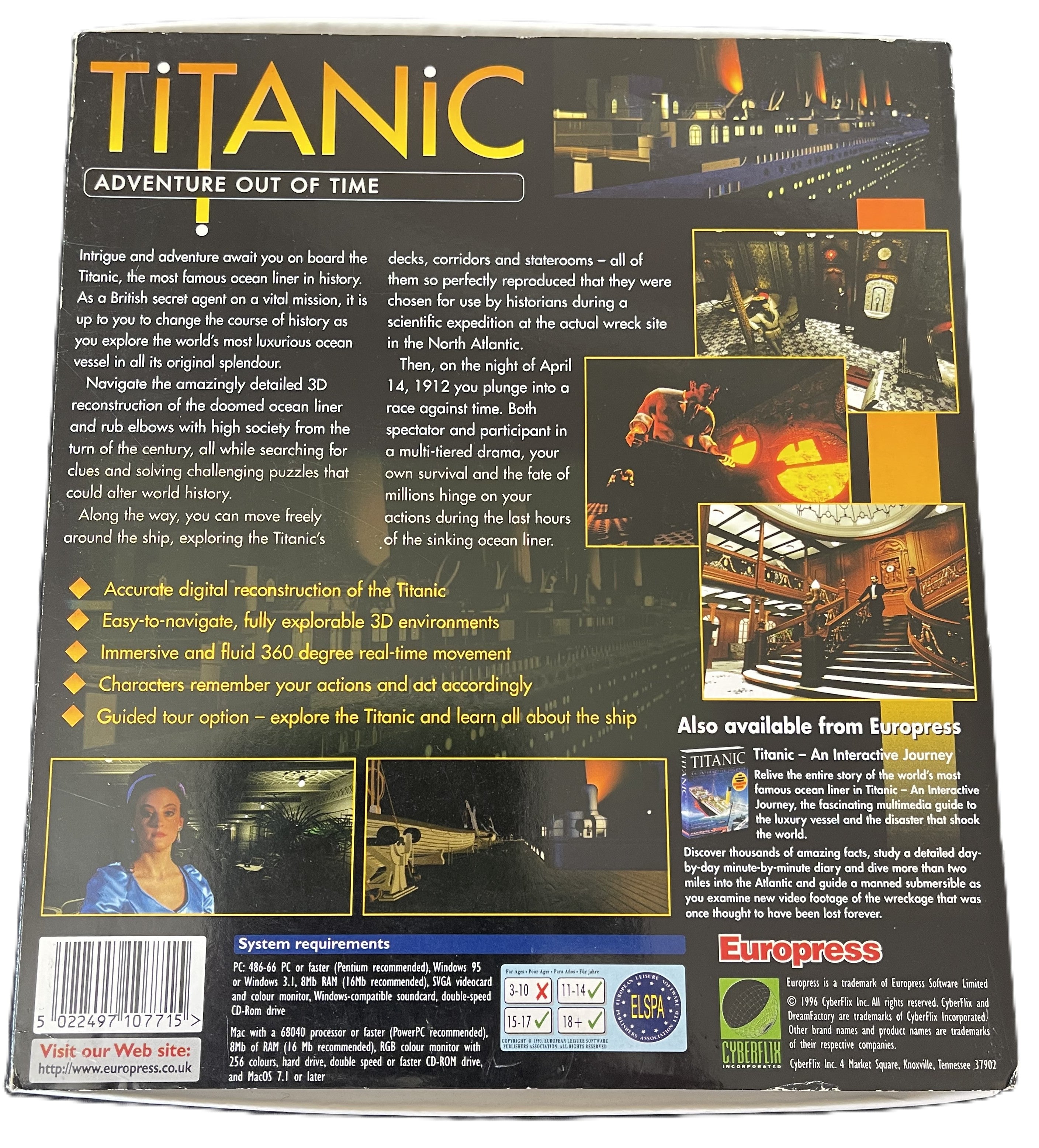 Titanic - Adventure out of Time (Big Box) PC