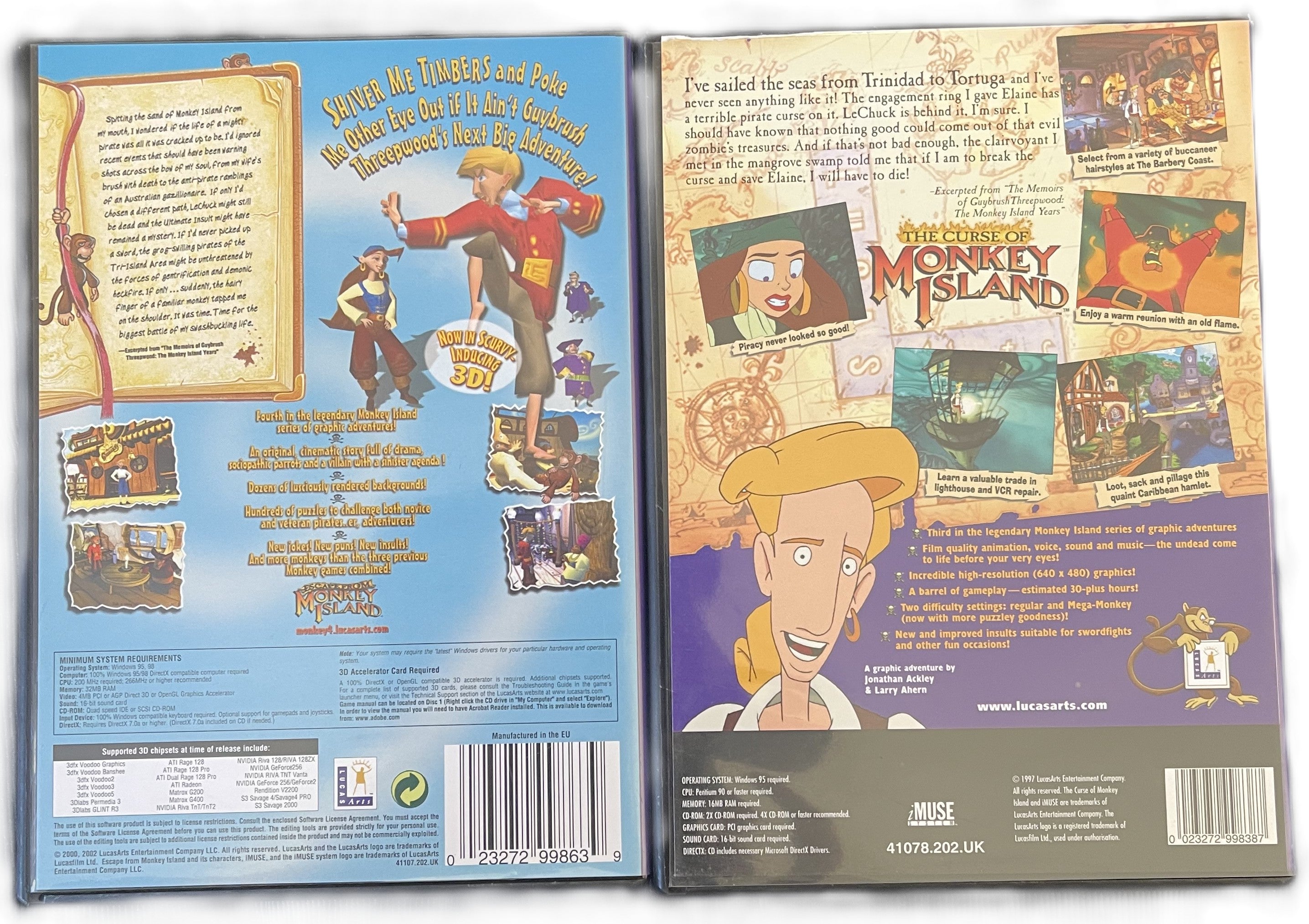 Escape from Monkey Island + The Curse of Monkey Island PC