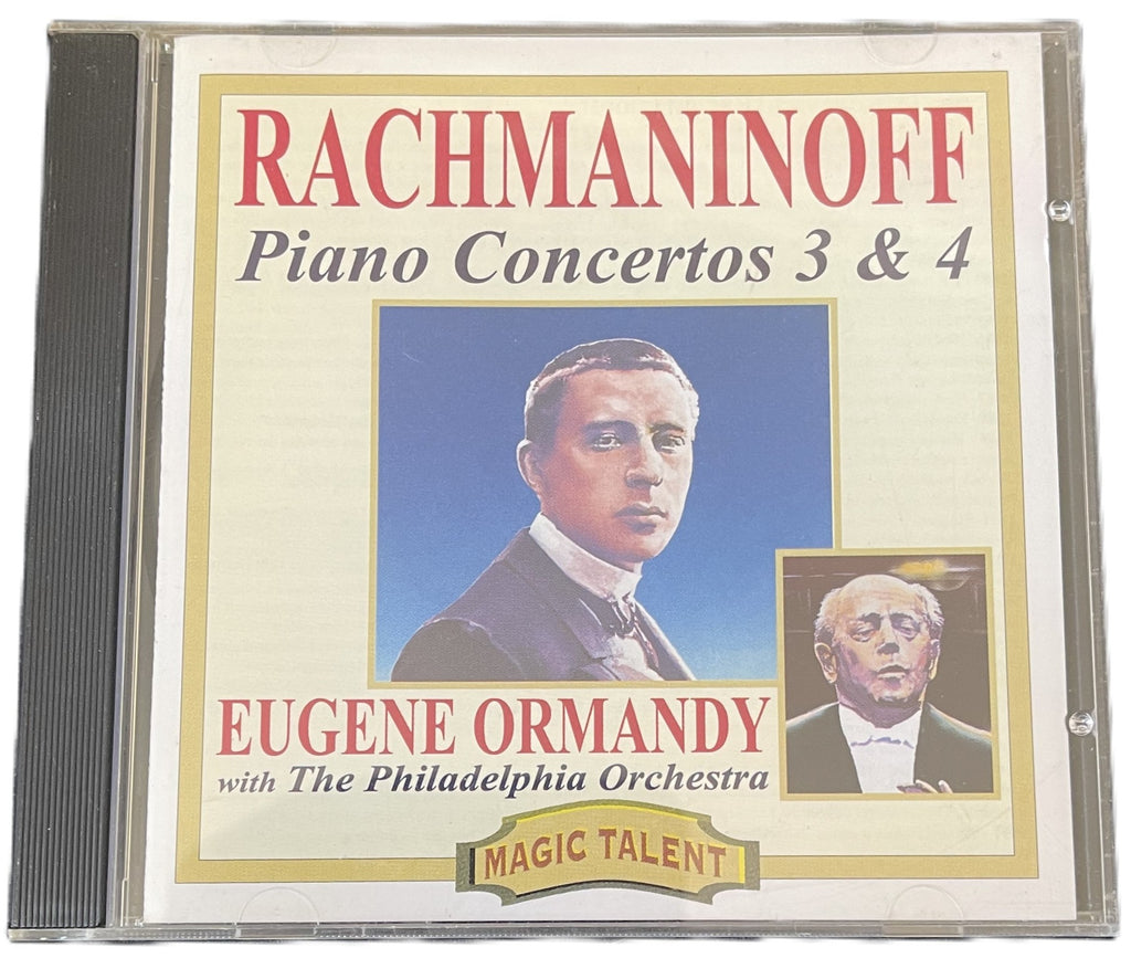Rachmaninoff Piano Concertos 3 & 4 - Eugene Ormandy CD