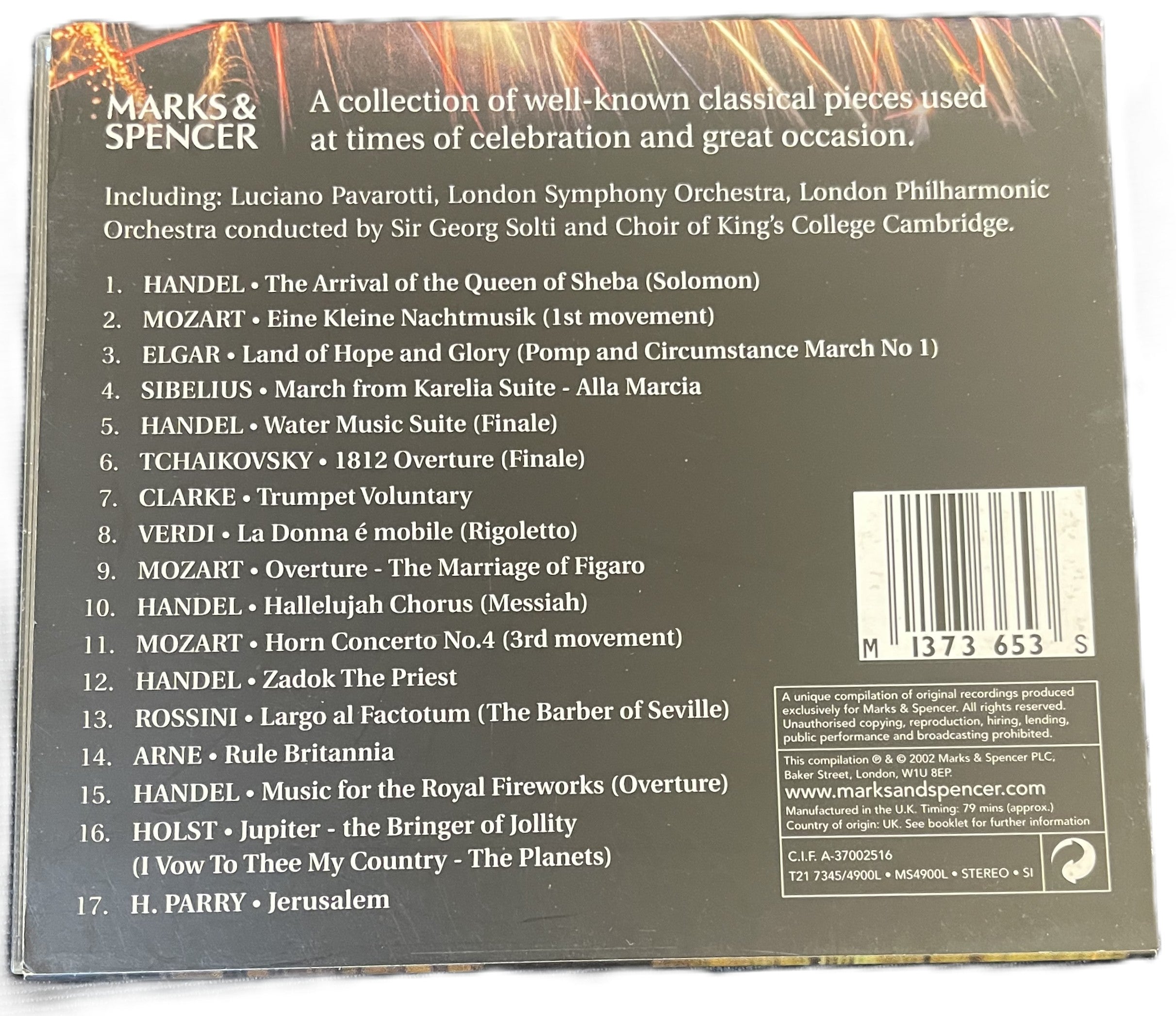 Classical Celebration CD (2002)