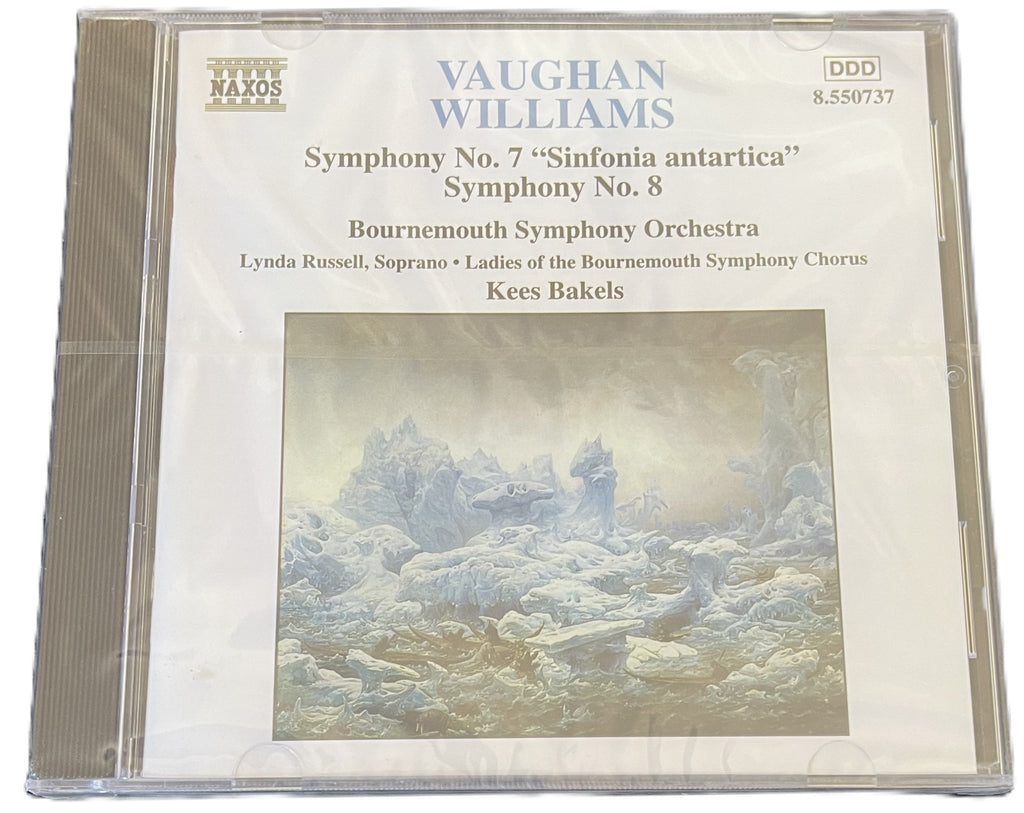 Vaughan Williams: Symphonies Nos. 7 & 8 "Sinfonia Antartica" CD (Sealed)