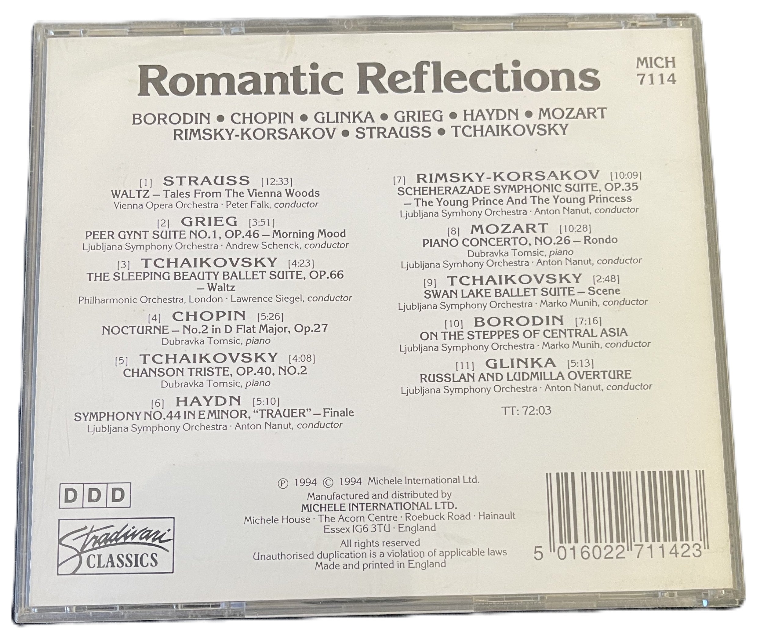 Romantic Reflections CD