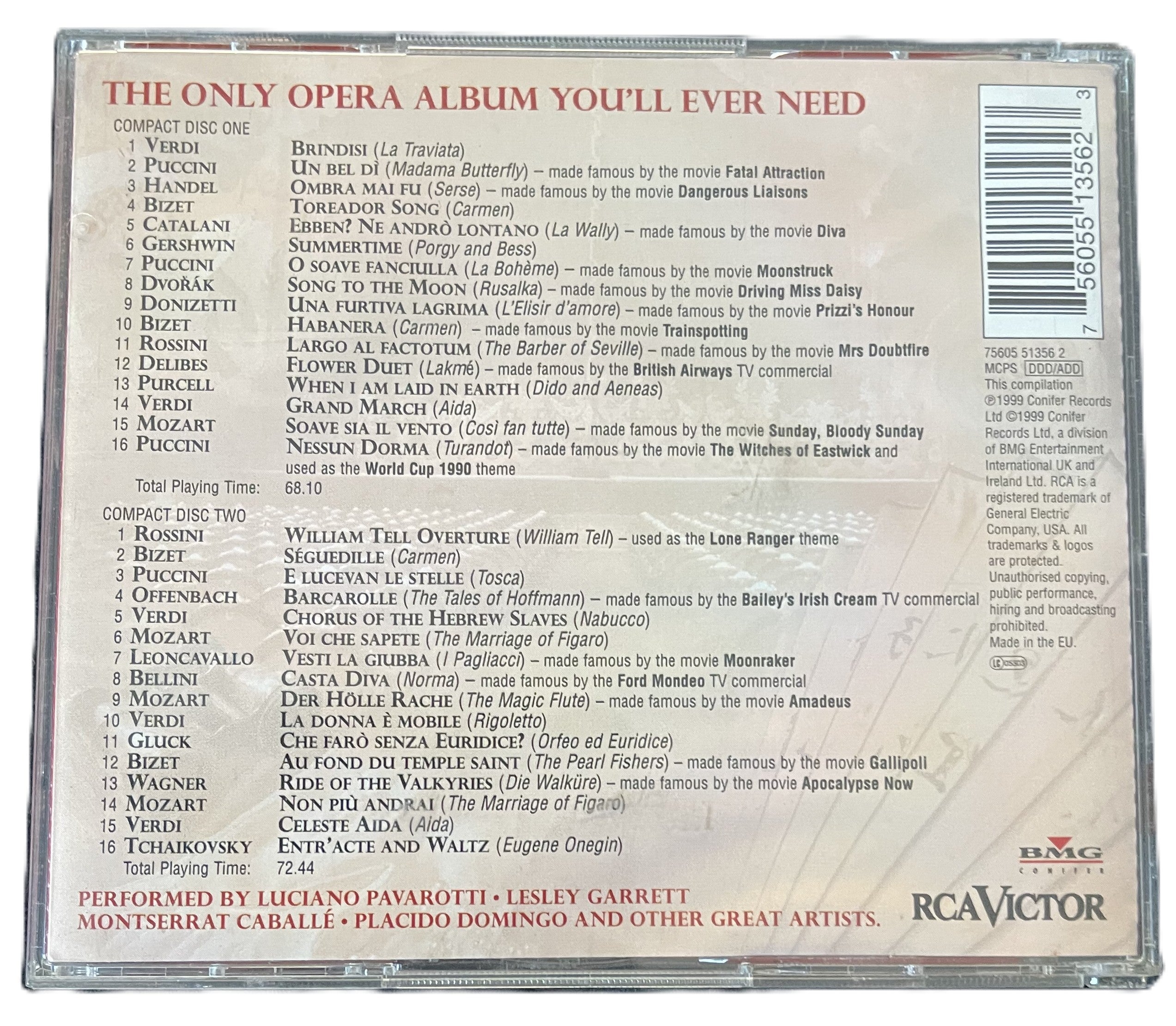 The Only Opera Album You'll Ever Need (2CD)