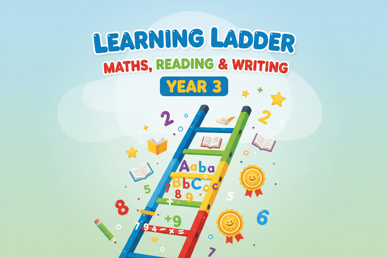 Learning Ladder - Maths, Reading & Writing (Year 3; Ages 7-8) (PC)