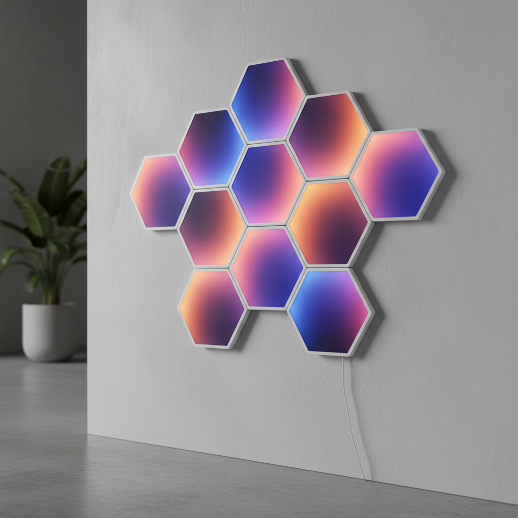 Nanoleaf Shapes Hexagons Starter Kit 9 Panels - Brand New