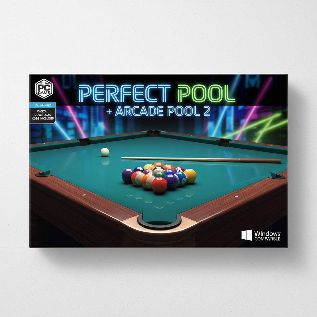 Perfect Pool + Arcade Pool 2 (Vintage Game) (PC)