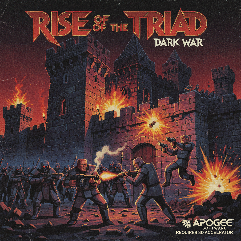 Rise of the Triad: Dark War (PC Game, 1995, CD-ROM) Vintage