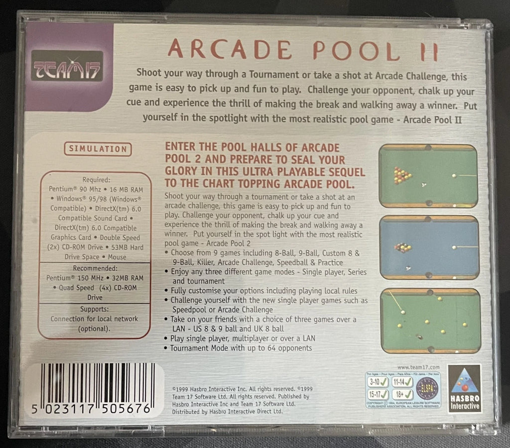 Perfect Pool + Arcade Pool 2 (Vintage Game) (PC)