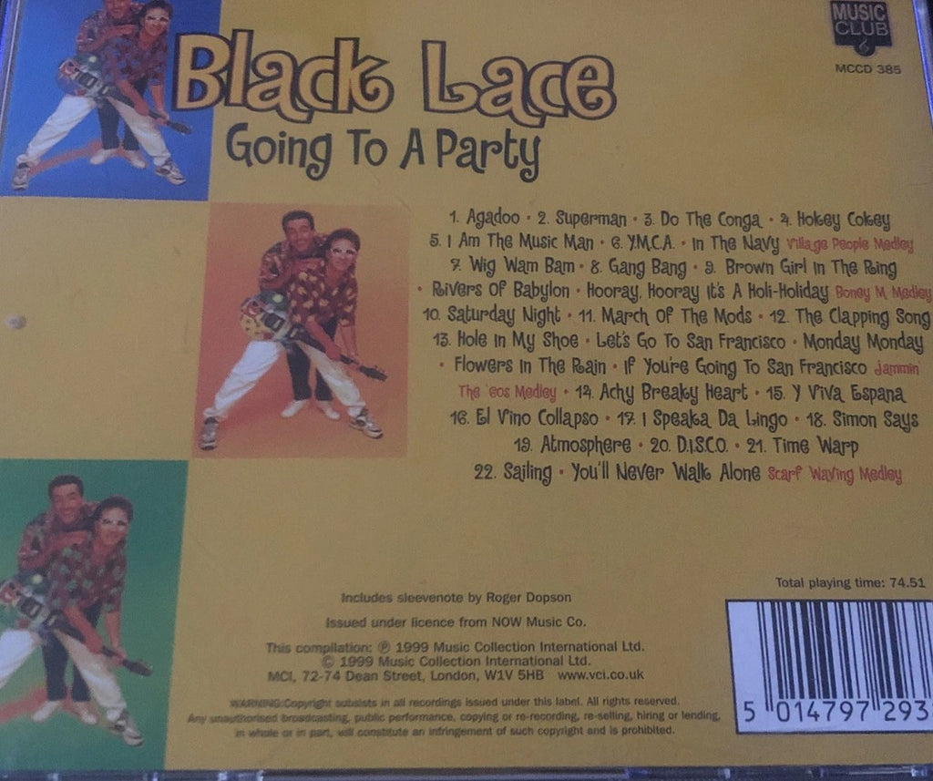 Black Lace - Going To A Party CD