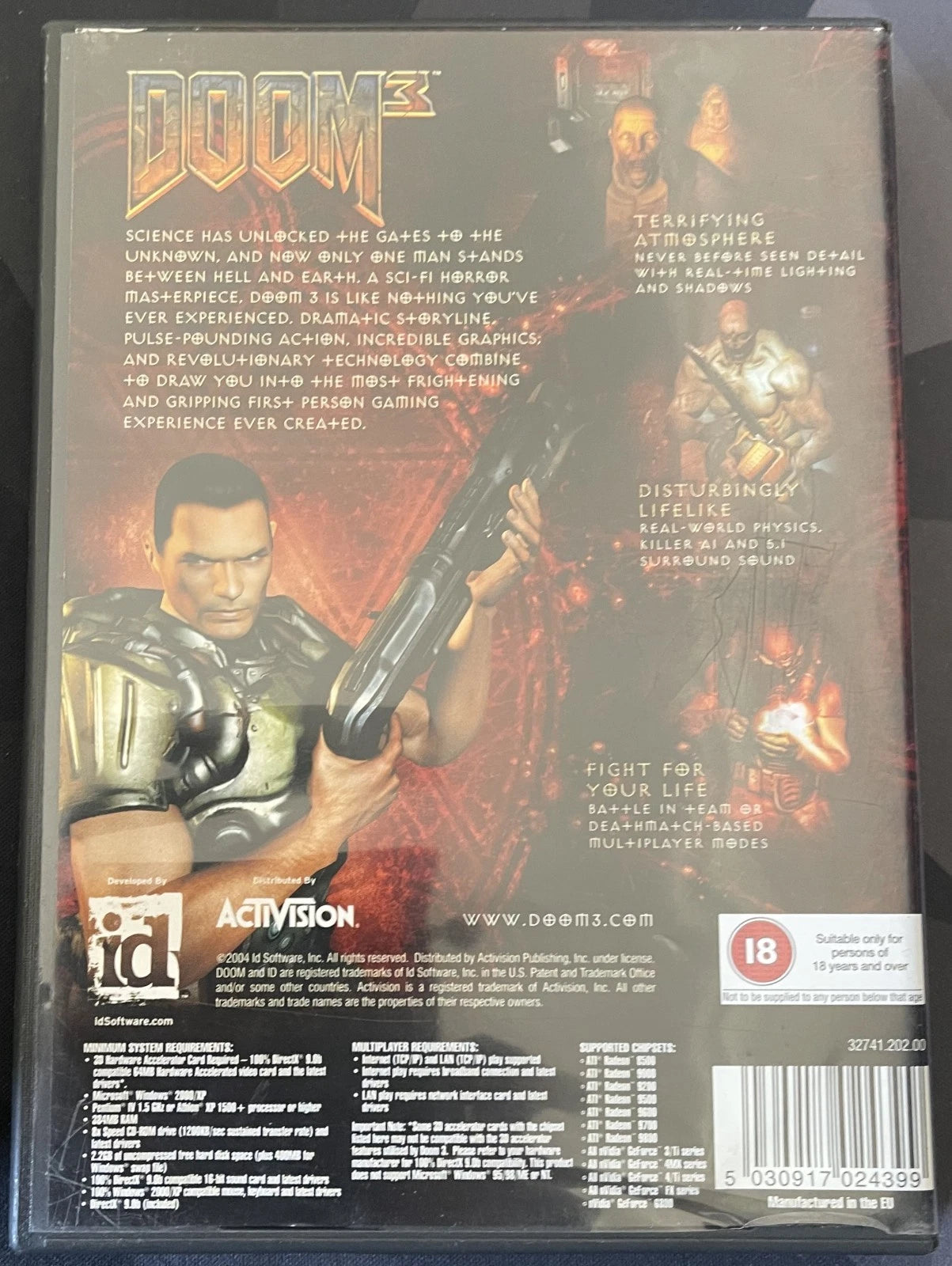 Doom 3 - Big Box Set (PC CD-ROM, 2004)