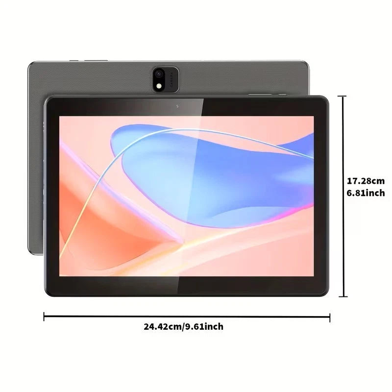 Android 15 Tablet, 2-In-1 Tablet with Keyboard, Wireless Mouse & Case Bundle