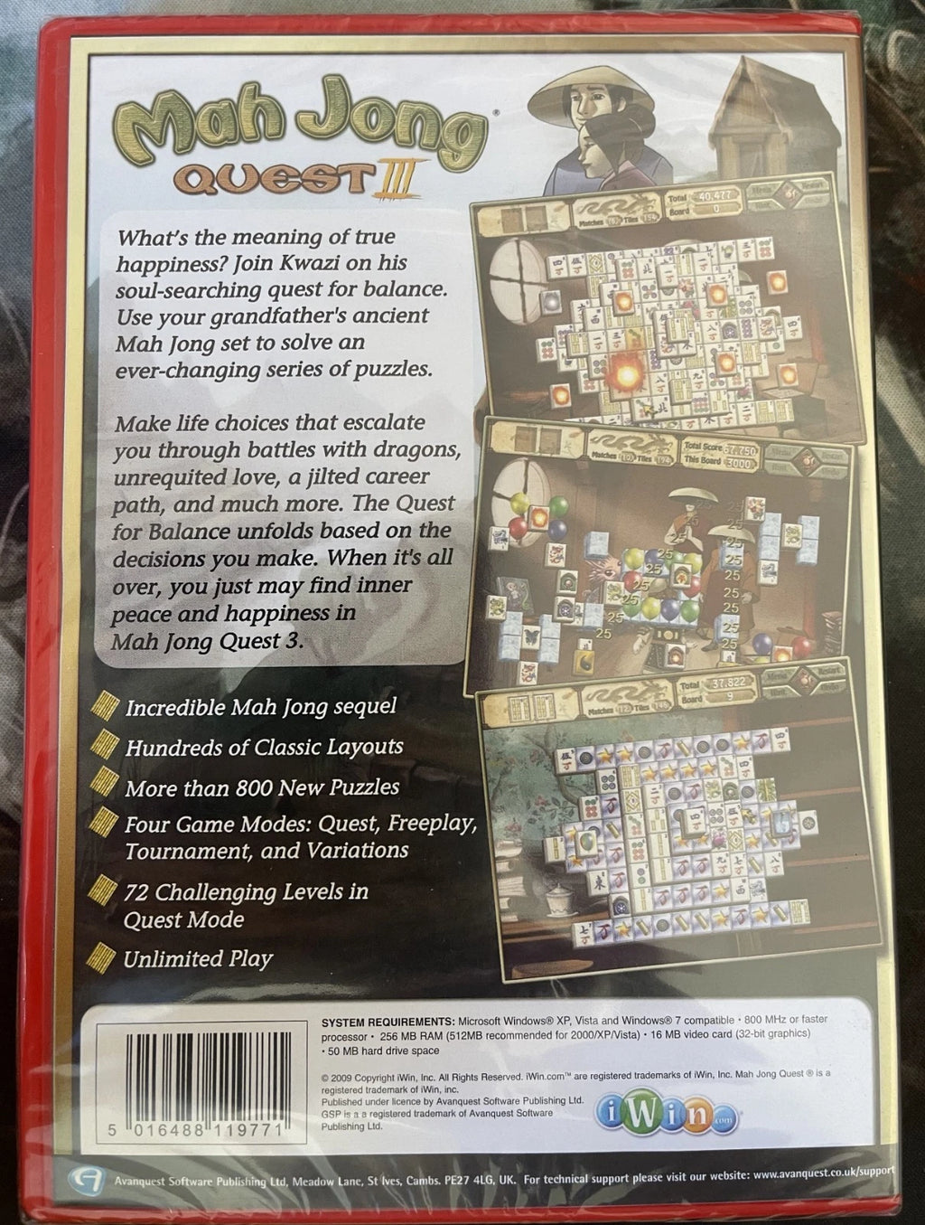 Majhong Quest 3 (BRAND NEW & SEALED) (PC)