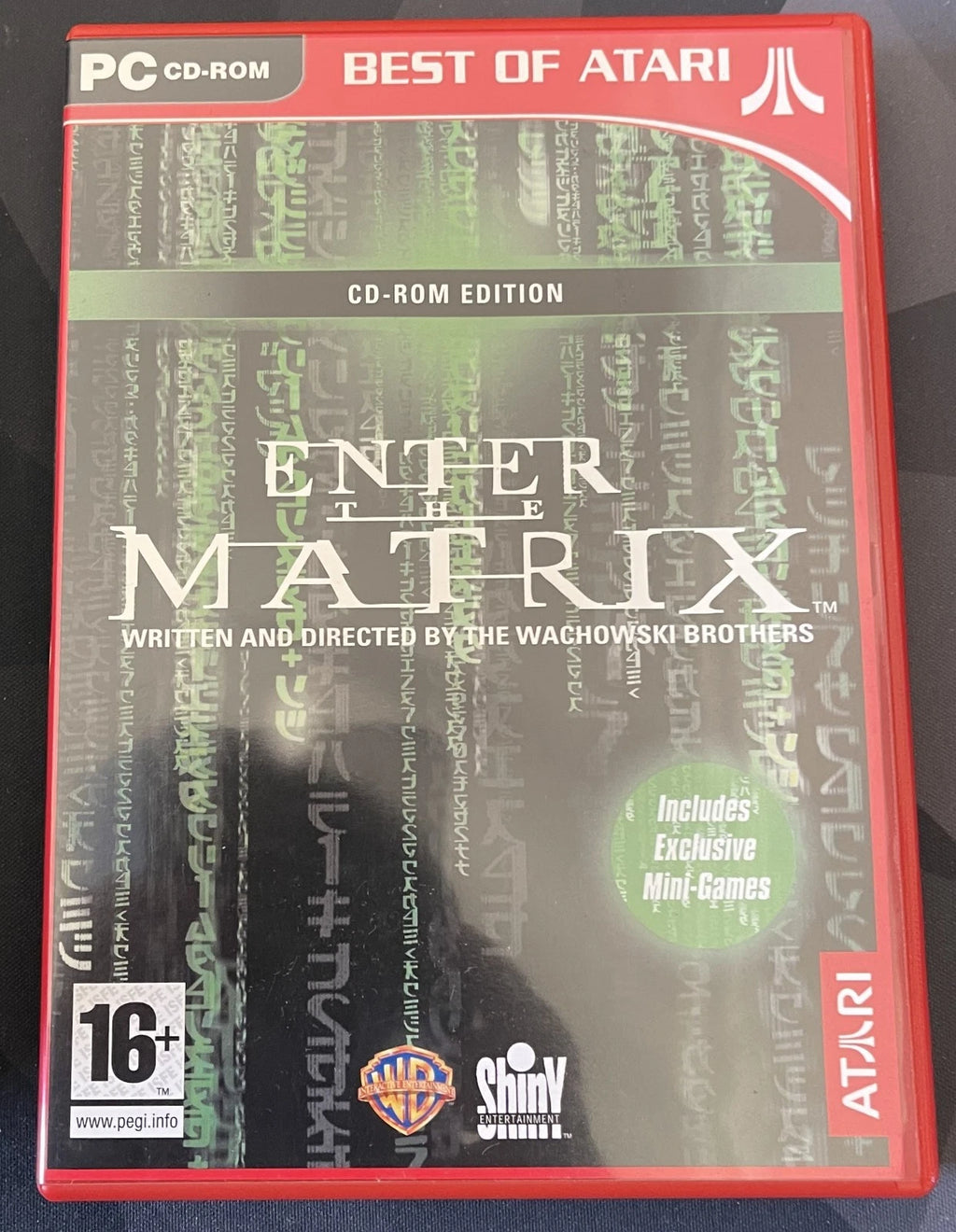 Enter The Matrix - Best of Atari Edition RARE Vintage (PC 4 DISKS) (NEVER USED)