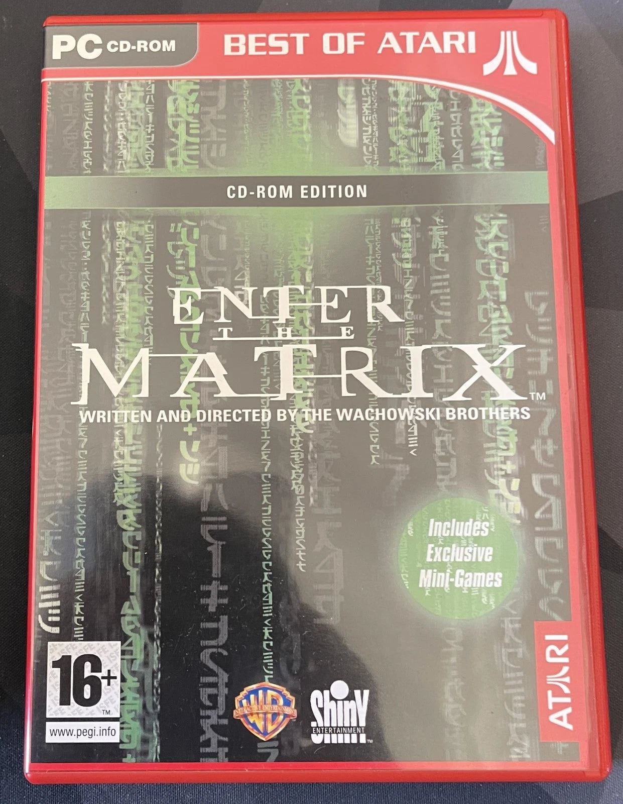 Enter The Matrix - Best of Atari Edition RARE Vintage (PC 4 DISKS) (NEVER USED)