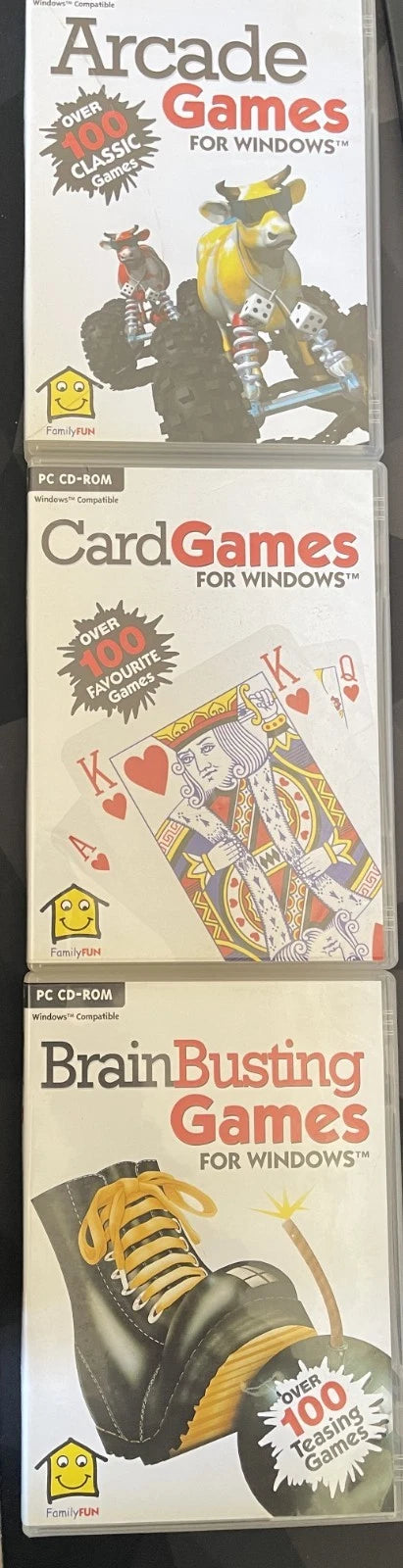 Card Games, Arcade Games & Brain Busting Games For Windows (PC)