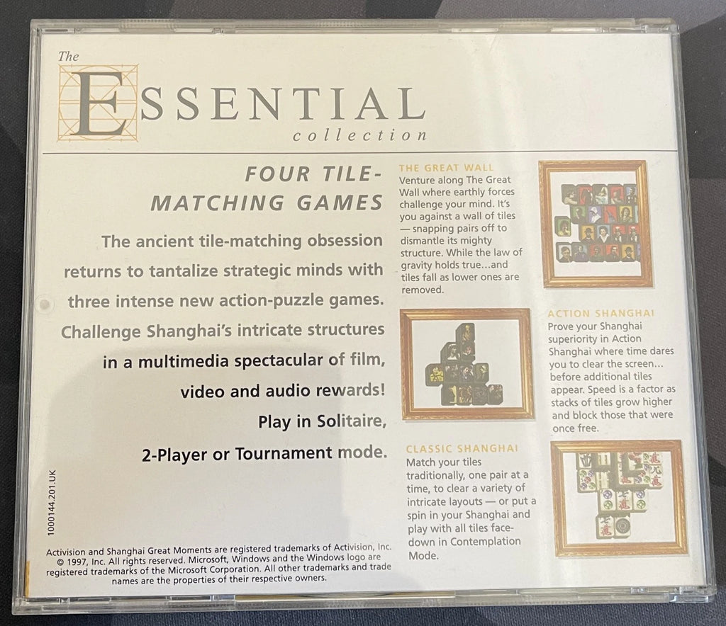 Shangai - The Essential Collection (PC)  (CLASSIC/RETRO/VINTAGE)