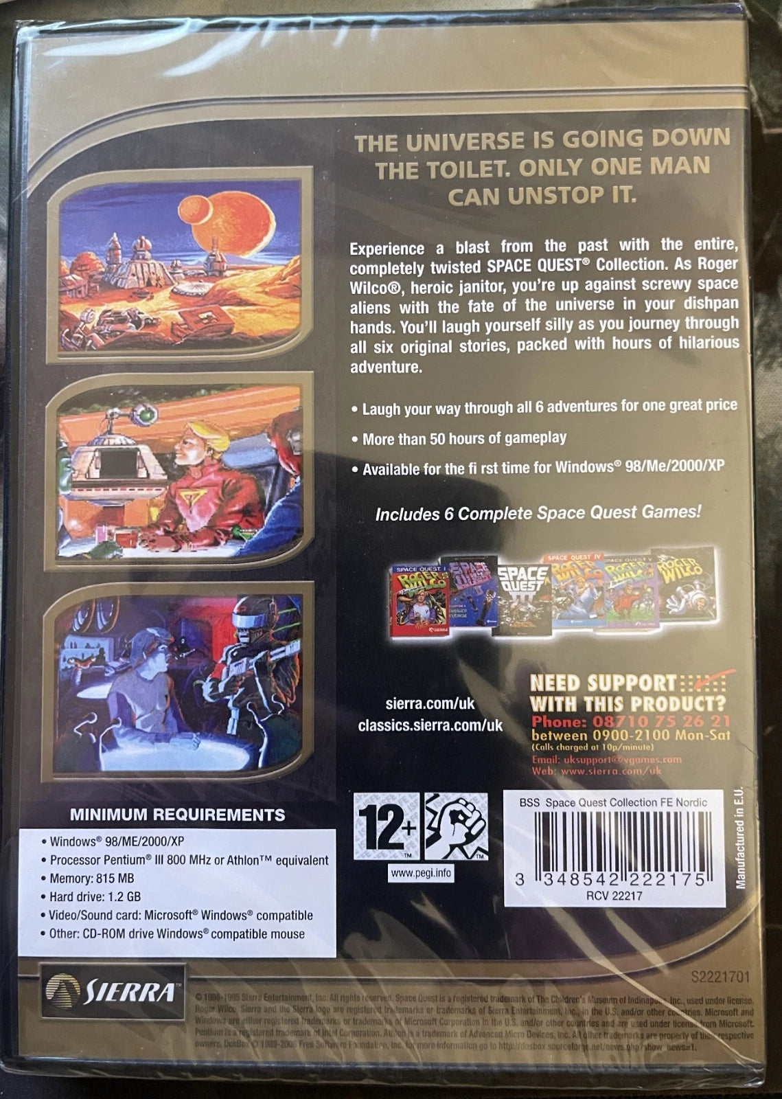 Space Quest Collection – Brand New & Sealed (Sierra Originals) (PC)
