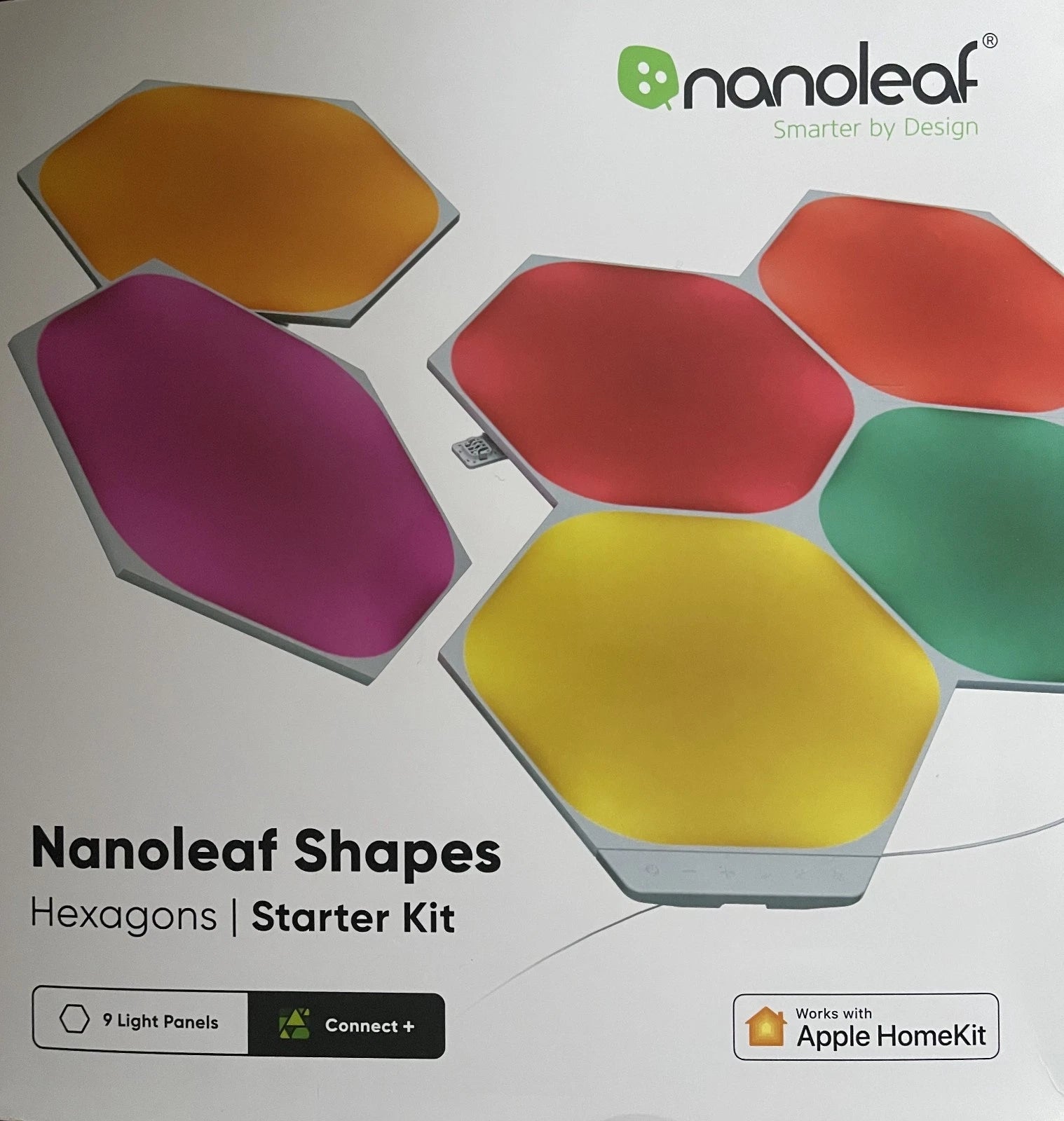 Nanoleaf Shapes Hexagons Starter Kit 9 Panels - Brand New
