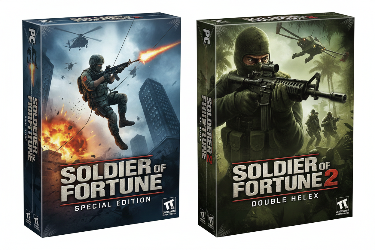 Soldier of Fortune (Special Edition) + Soldier of Fortune 2 - Double Helix (PC)