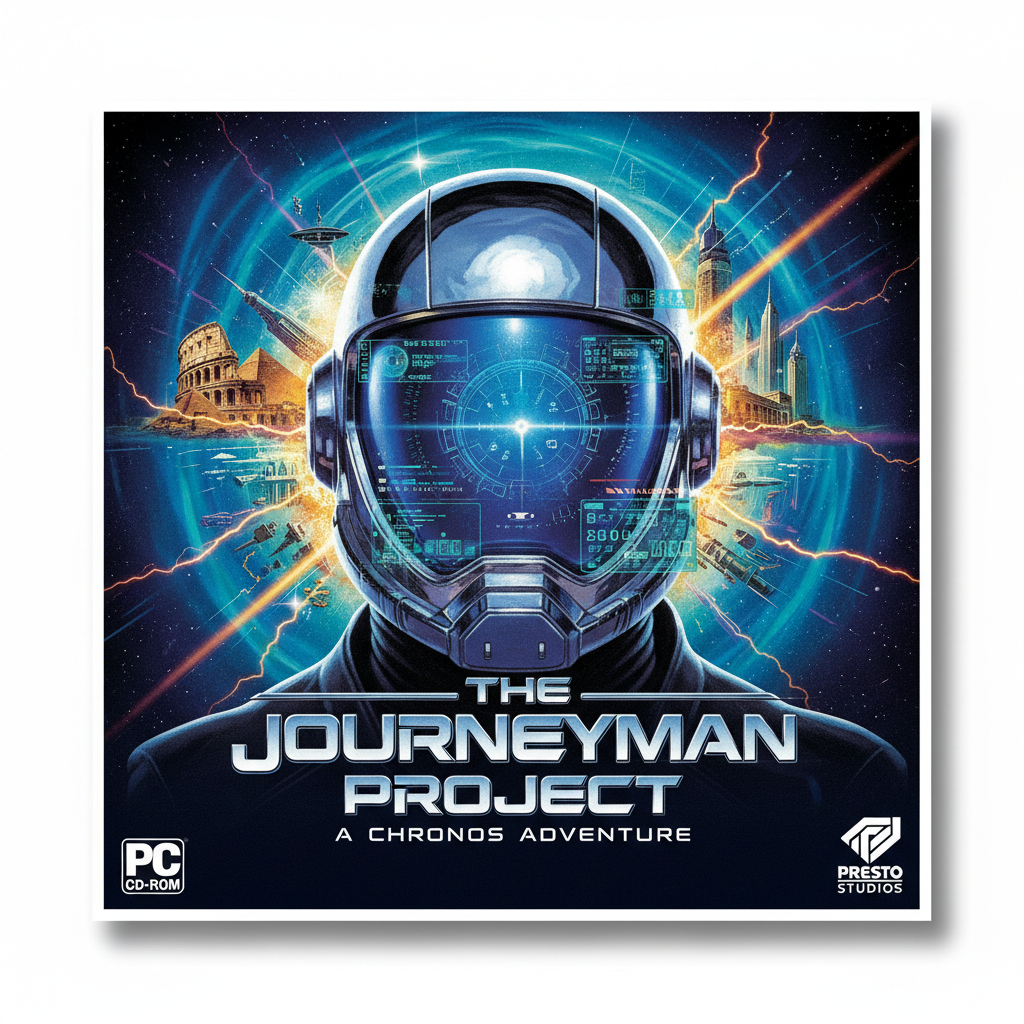 The Journeyman Project PC CD-ROM Game (1993) Vintage Sci-Fi Adventure Classic